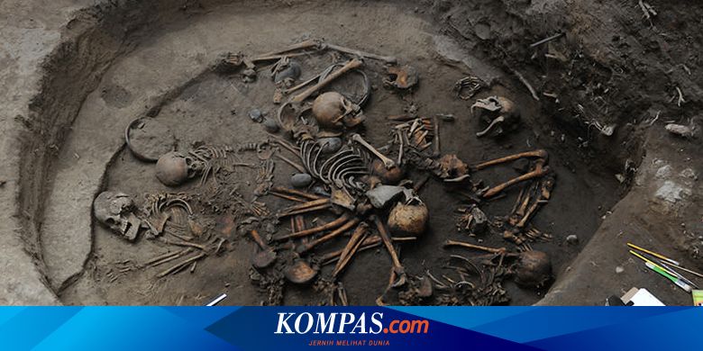 Kuburan Kuno Terbuka, Isinya 10 Kerangka Manusia yang Membentuk Spiral