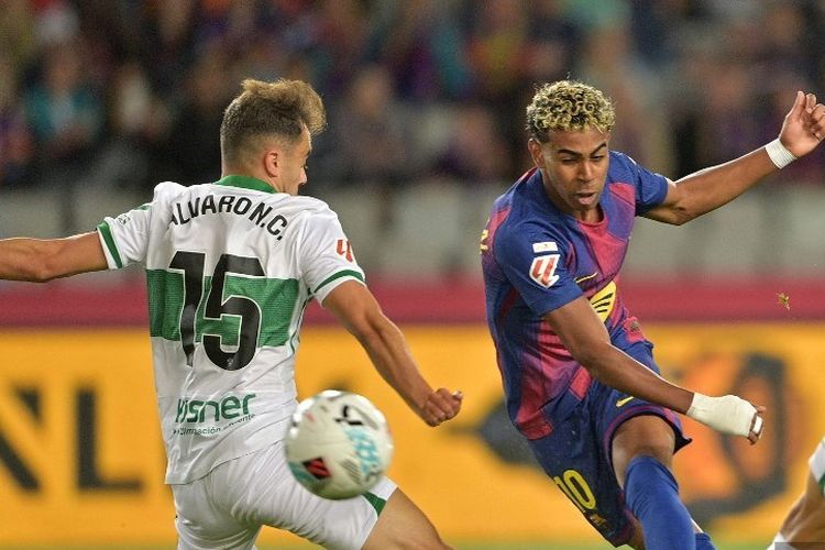 Hasil Barcelona Vs Elche 3-1, Lamine Yamal Sumbang Satu Gol