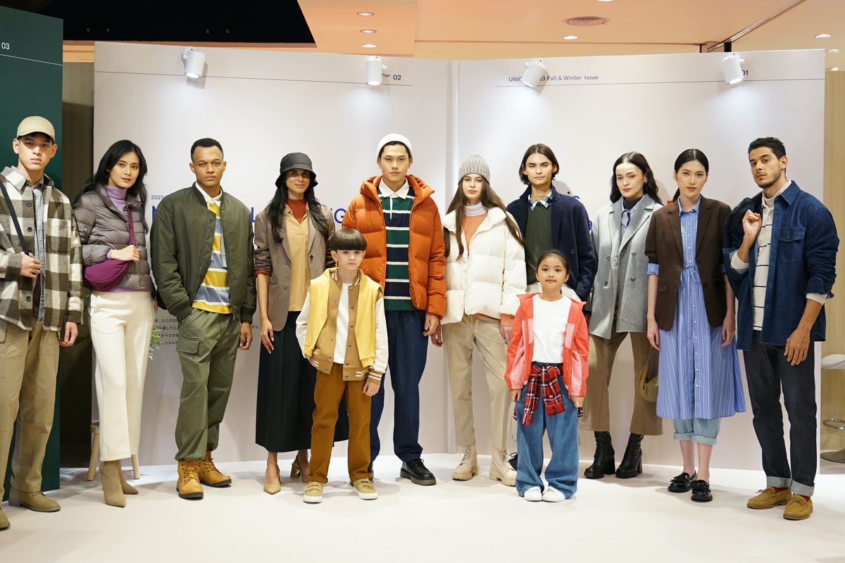 Acara peluncuran koleksi UNIQLO Fall/Winter 2023 di Jakarta (20/7/2023).                        