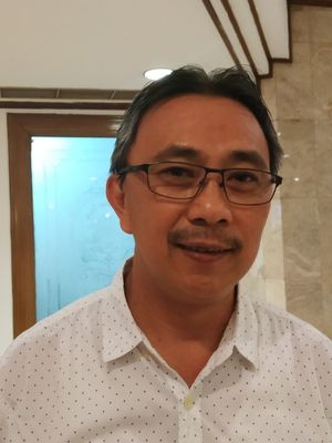 Pengamat Politik Jerry Sumampow di Hotel Sahid, Jakarta, Kamis (5/12/2019).