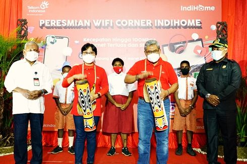 Bantu Wujudkan Visi Indonesia Maju, Telkom Targetkan 50 WiFi Corner di Papua