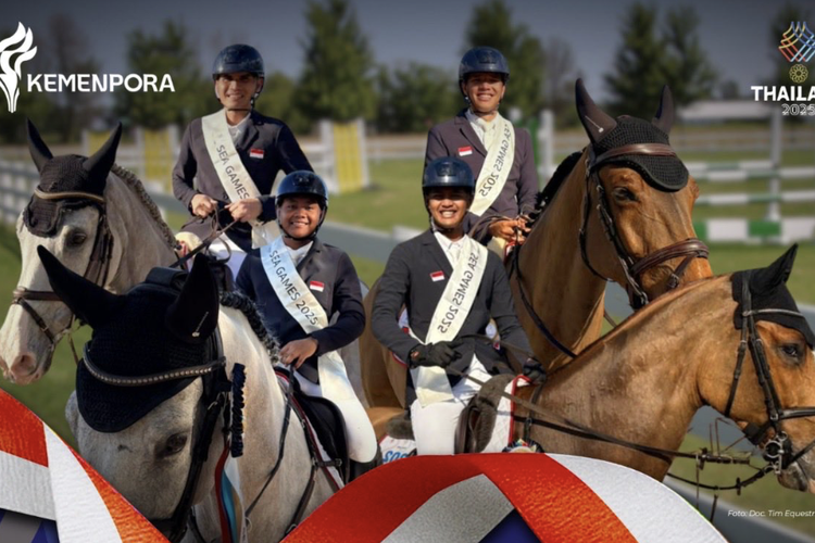 Tim Equestrian Indonesia Berjaya di SEA Games 2025, Raih Medali Emas Pertama