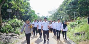 Kunjungan tim BNPP RI ke kawasan PLB Temajuk, Kabupaten Sambas, Kalimantan Barat, Rabu (4/3/2026).