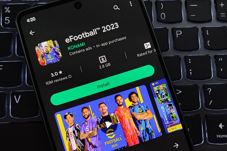 eFootball 2023 bisa diunduh secara gratis di ponsel, PC, dan konsol.