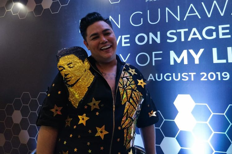 Ivan Gunawan saat ditemui usai konser  Ivan Gunawan Live On Stage Story Of My Life yang digelar di Ciputra Artpreneur Theater, Kuningan, Jakarta Selatan, Jumat (2/8/2019).