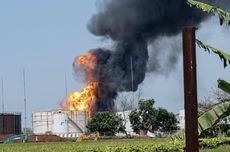 Kebakaran Terjadi di Areal Pertamina Losarang Indramayu, Warga Dengar Ledakan