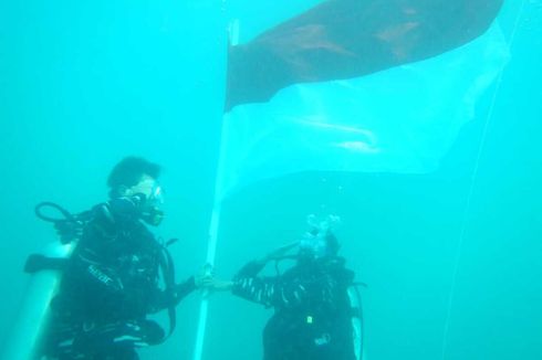 Detik Proklamasi, Prajurit TNI AL di Bengkulu Kibarkan Merah Putih di Dasar Laut