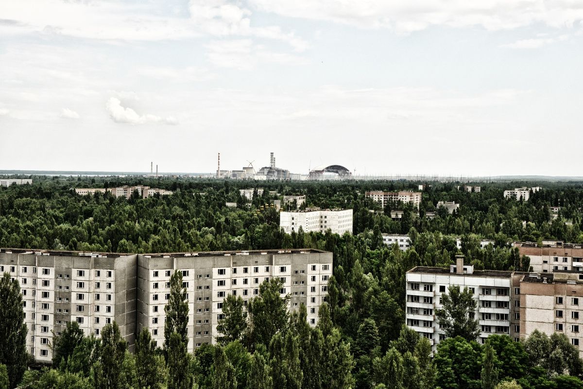 Chernobyl - Kota Pripyat yang termasuk dalam Chernobyl Exclusion Zone, Ukraina.