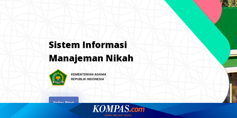 Cara Daftar Nikah secara Online, Klik simkah.kemenag.go.id