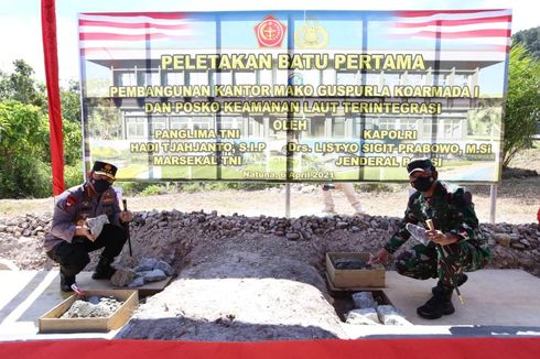 Panglima TNI Resmikan Pembangunan Mako Guspurla Koarmada I di Natuna