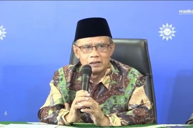 Ketua Umum PP Muhammadiyah, Haedar Nashir menjelaskan soal perbedaan Idul Fitri dikutip dari siaran YouTube Muhammadiyah Channel, Senin (8/4/2024). 