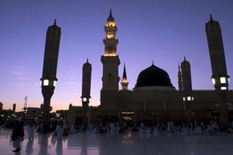 Masjid Nabawi di Madinah, Arab Saudi