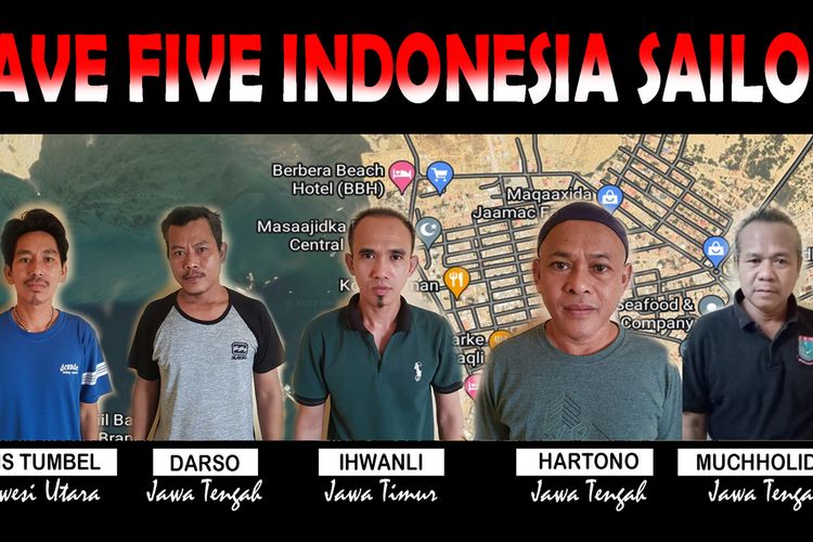 Lima warga Indonesia tertahan di Somalialand