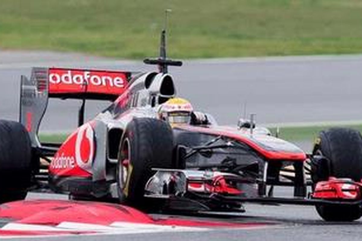 Pebalap McLaren, Lewis Hamilton.