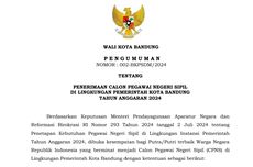 Seleksi CPNS 2024 Pemkot Bandung, Ini Formasi yang Dibutuhkan