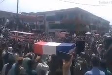 Pendukung Taliban Mengarak Peti Mati Dibungkus Bendera AS Setelah Pasukan Asing Pergi