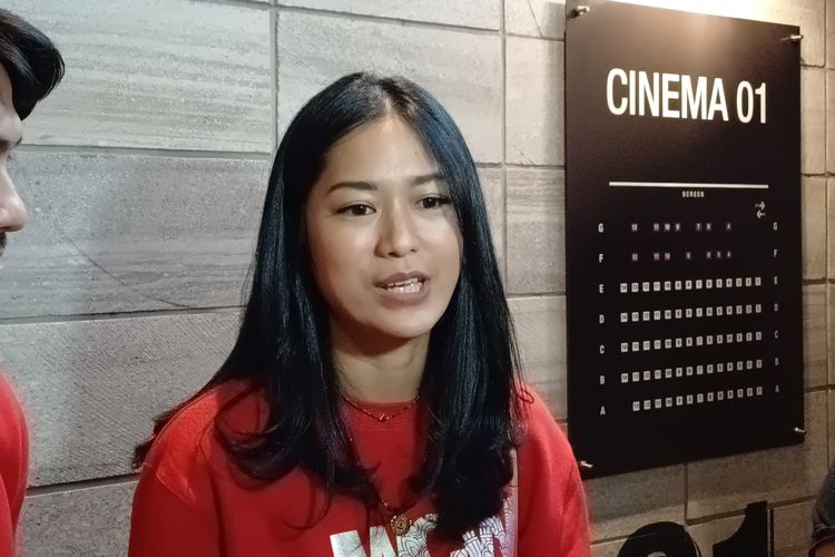 Aktris sekaligus sutradara Prisia Nasution ditemui di CGV FX Sudirman, Jakarta Pusat, Kamis (19/10/2023).