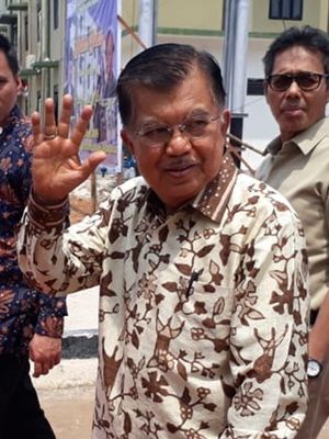 Wapres Jusuf Kalla saat berkunjung ke Padang, Selasa (3/9/2019).