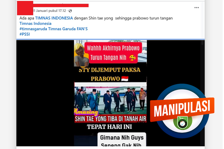 INFOGRAFIK: Hoaks Prabowo Minta STY Kembali Latih Timnas Indonesia, Cek Faktanya!