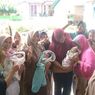 Cerita Ibu Lahirkan 3 Bayi, Semuanya Dinamai Siti dan Disambut Taburan Uang oleh Warga