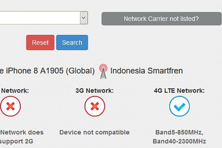 Situs willmyphonework.net mengecek kompatibilitas handset dengan jaringan seluler yang digelar berbagai operator di seluruh dunia. 