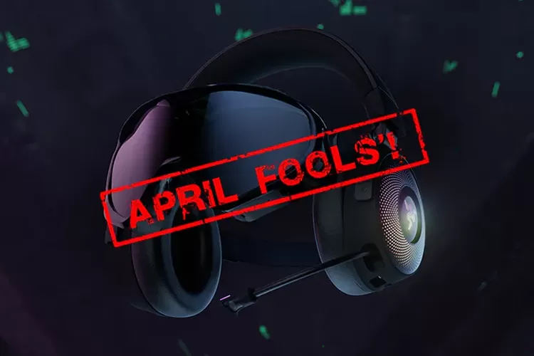 Perangkat headset Razer Skibidiyang ternyata produk April Mop.