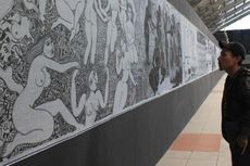Menikmati Lukisan Sepanjang 138 Meter Karya H.Widayat