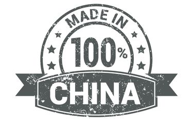 Ilustrasi produk made in China.