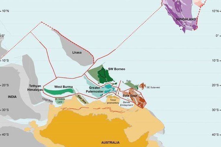 Sekitar 195 juta tahun yang lalu, Australia dan India dahulu masih Bersatu dengan Antarktika.