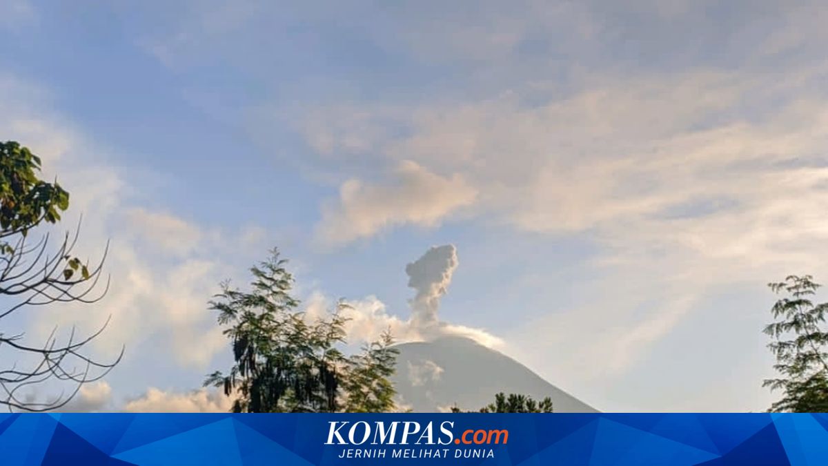 Gunung Ile Lewotolok Kembali Meletus Senin Pagi, Warga Diimbau Pakai Masker