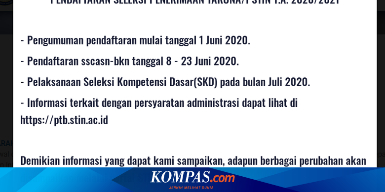 Sekolah Tinggi Intelijen Negara Buka Pendaftaran Untuk Lulusan Sma Smk Ini Syaratnya Halaman All Kompas Com