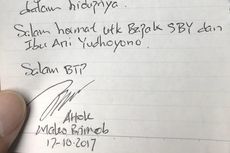 Temui Ahok di Mako Brimob, Agus Yudhoyono Berbagi Cerita dan Doa