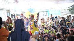 Sosok Bripka Rian, Lakoni Hobi Jadi Badut dan Isi Acara Gratis demi Tebar Tawa Anak Panti Asuhan