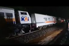Terdampak Longsor, Jalur Kereta antara Stasiun Karanggandul-Karangsari Dilalui dengan Kecepatan Terbatas