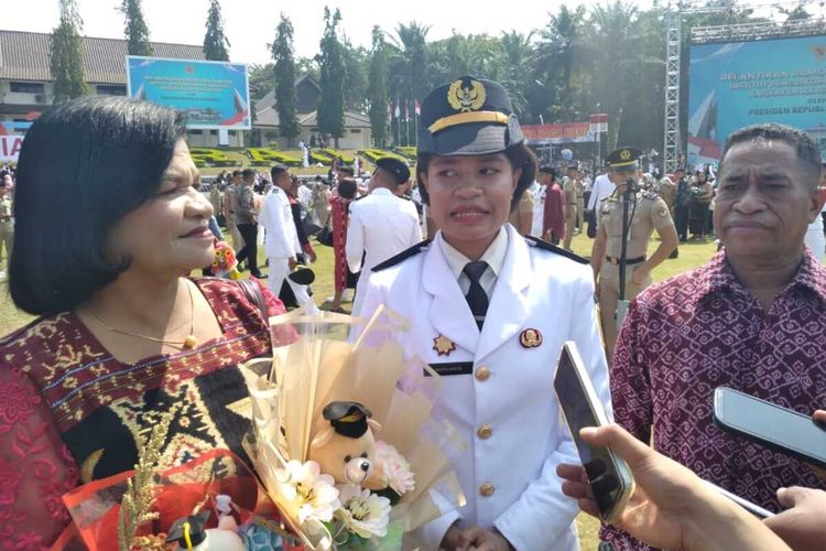 Tangis Maria Sarita, Anak Petani Flores yang Dilantik Presiden Prabowo Jadi CPNS IPDN