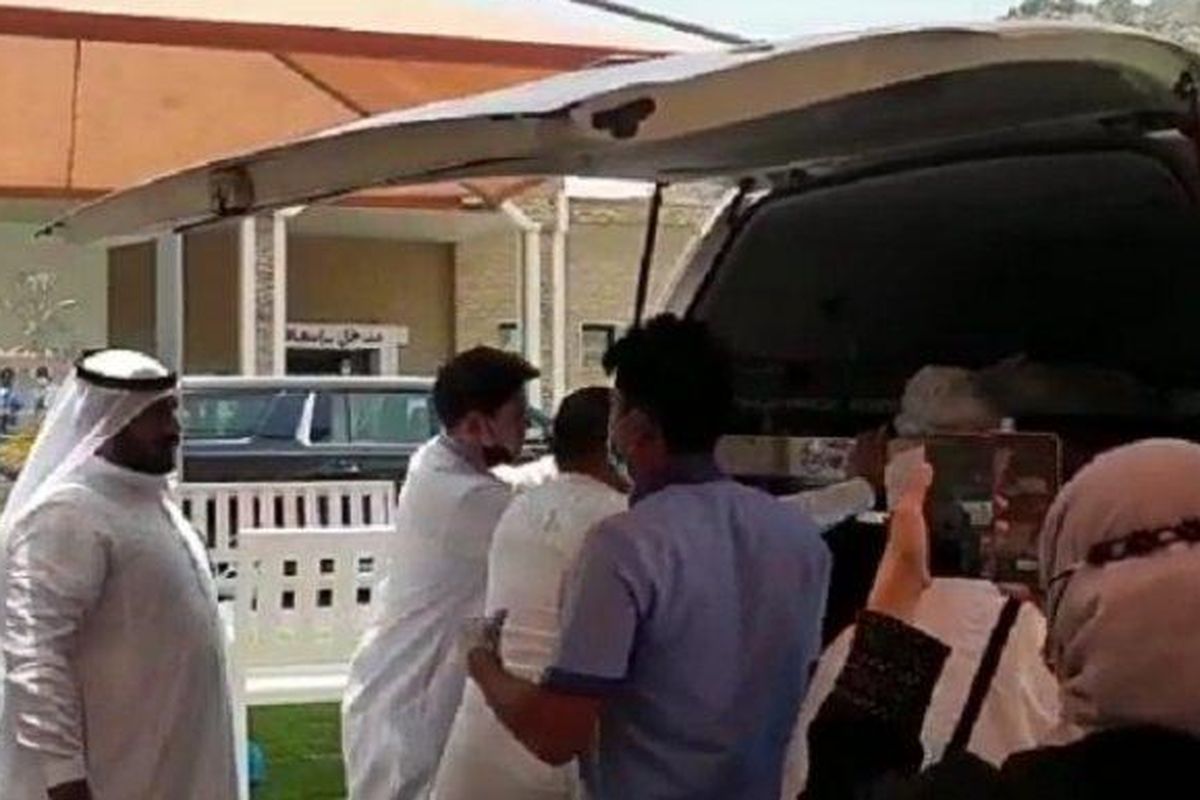 Jenazah Mantan Bupati Sinjai Andi Rudianto Asapa saat di Mekkah, Senin (30/5/2022).