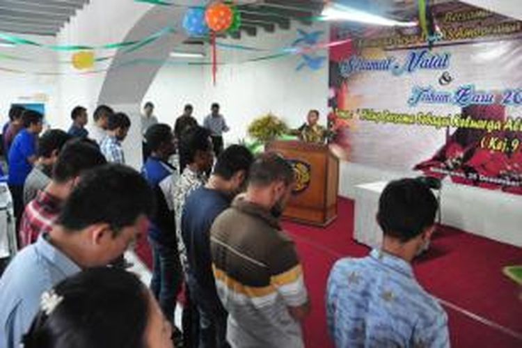 Perayaan natal bersama  keluarga besar Lapas Ambarawa, Jumat (25/12/2015) siang.