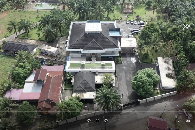 Rumah Bupati Langkat nonaktif Terbit Rencana Perangin-angin