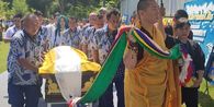 Jenazah Murdaya Poo Tiba di Bukit Dagi Borobudur, Kremasi Dijadwalkan Besok