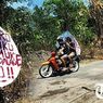 Protes Jalan Rusak di Boyolali, Warga Bentangkan Spanduk Lucu Bertuliskan 