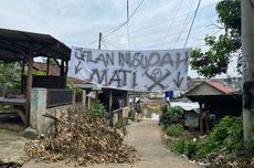 Spanduk Protes “Jalan Ini Sudah Mati”, Ketua RT: Warga Sudah Bingung Menyelesaikannya