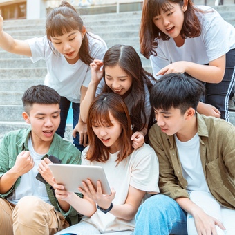 Ilustrasi mahasiswa.