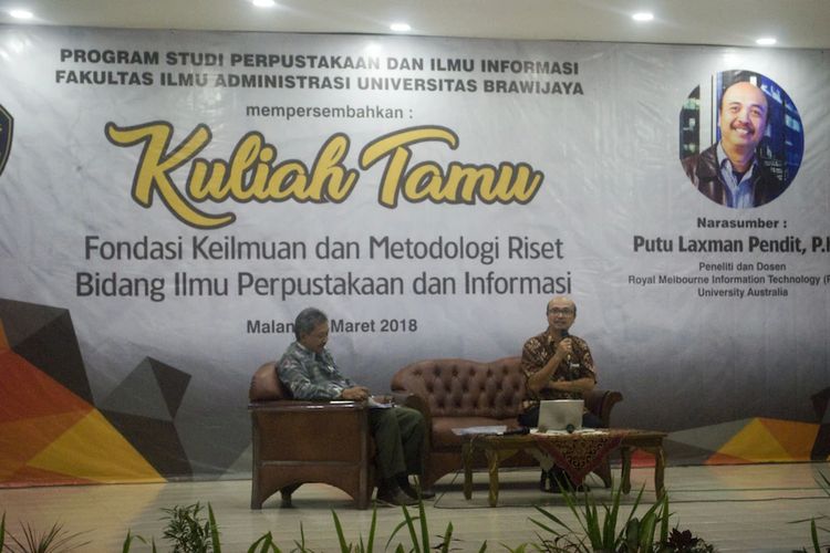 Putu Pendit masih menjadi narasumber di berbagai forum akademis di Indonesia.