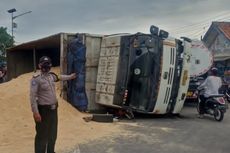 Viral Video Truk Terguling di Serang, Muatannya Dijarah Warga, Ini Penjelasan Kapolres