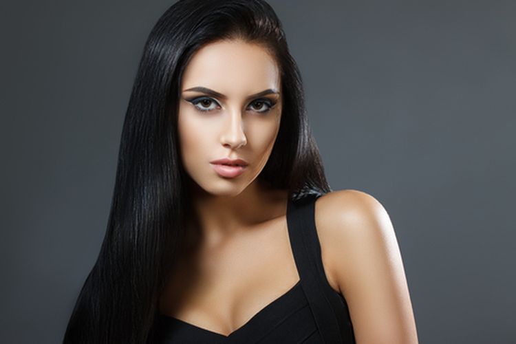 Ilustrasi rambut panjang