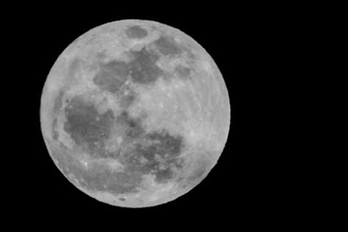 Ilustrasi Bulan.