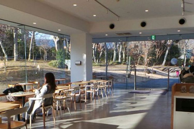 Kafetaria di Hakone Open Air Museum, Jepang. (KOMPAS.com/KURNIA SARI AZIZA)