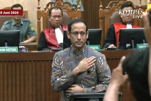 Minta Dukungan Usai Divonis 10 Tahun, Nadiem: Harapan Saya Satu-satunya kepada Masyarakat