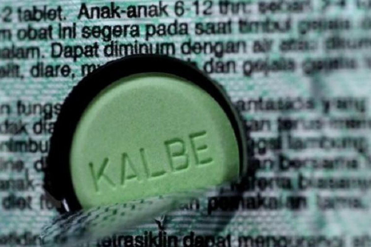 Ilustrasi: obat buatan Kalbe Farma