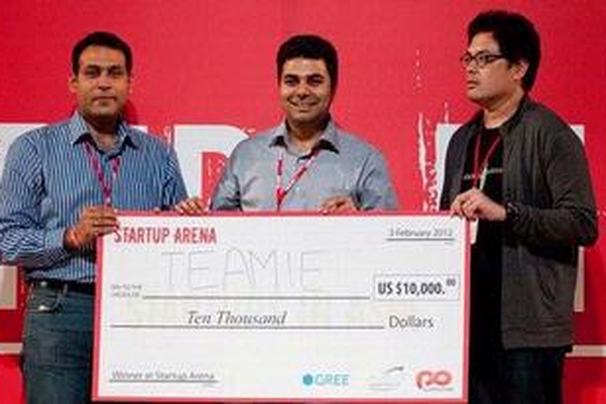 Teamie, pemenang Startup Arena sebelumnya. 